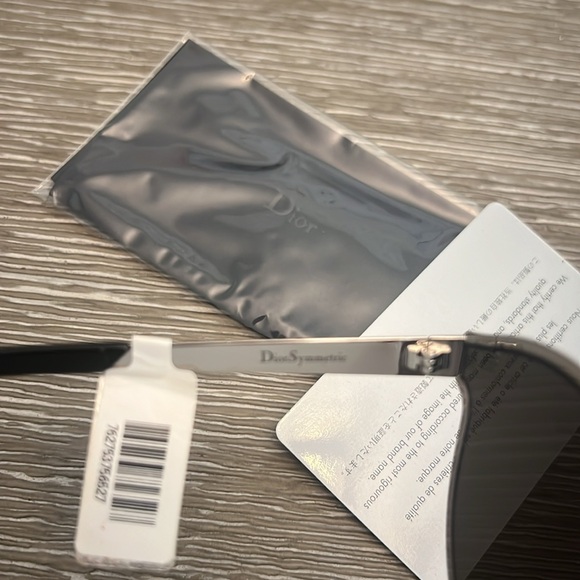 CHRISTIAN DIOR SYMMETRIC PINK MARBLE EFFECT SUNGLASSES - Picture 7 of 9